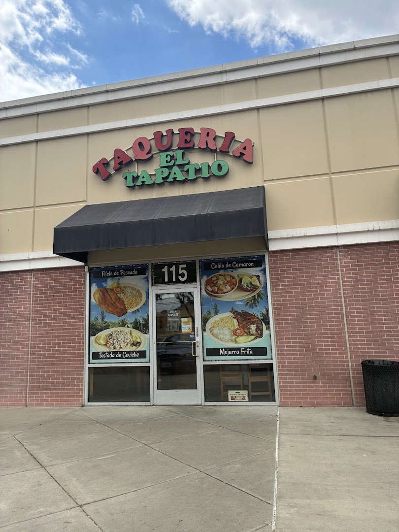 Taqueria dining room with casual seating.
