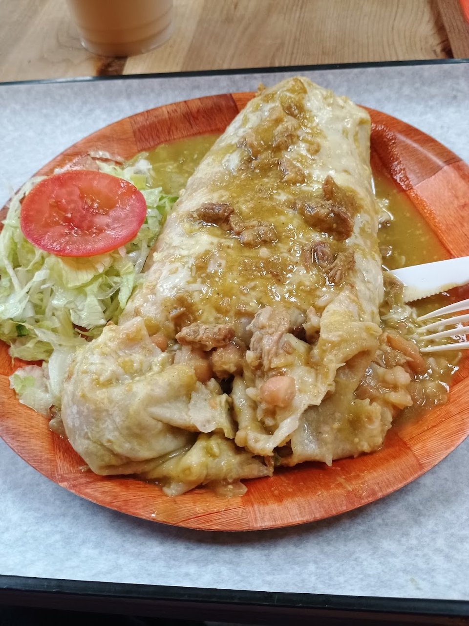 Wet Burrito Chili Verde